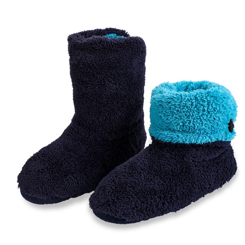 Steen Dorp Back Button Gemengde Kleuren Katoen Thuis Slippers Warme Zachte Pluche Pantoffels Indoor Vrouwen Slippers Schoenen Grote Maat 41