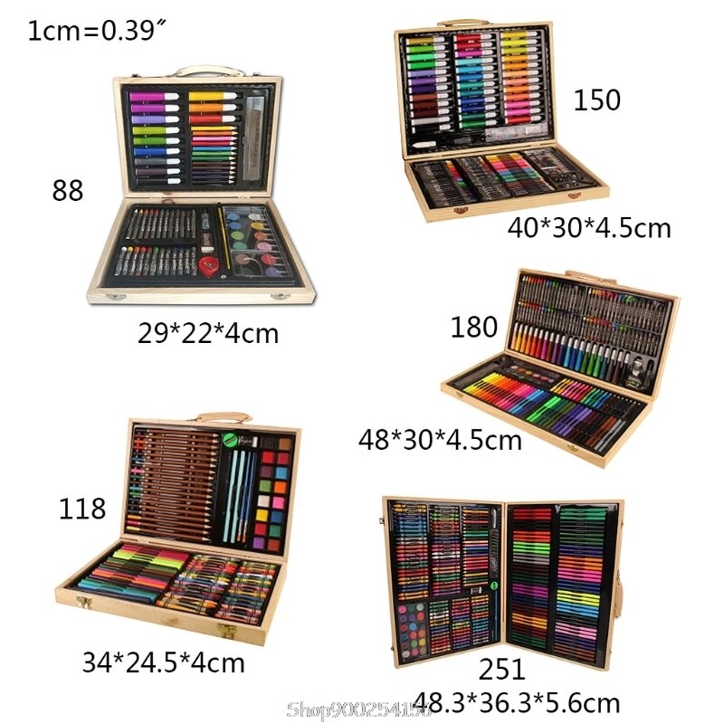 Juego de cajas de madera pintadas profesionalmente, una variedad de colores, aerodinámico se puede utilizar como D07 20