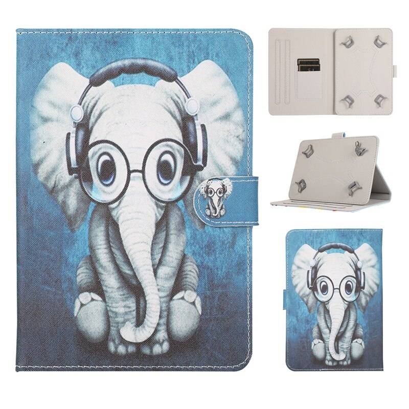 HISTERS-Funda UNIVERSAL para Tablet Teclast P80X P80 4G/X80 Plus Power Pro 8 pulgadas, funda de dibujos animados de cuero PU para niños, 3: DZCK-YJX