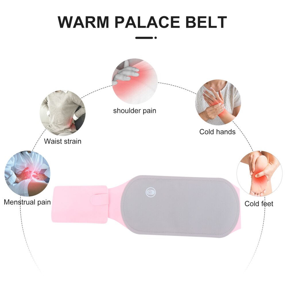 Menstrual Heating Pad Waist Lower Back Belt with 3 Temperature Setting for