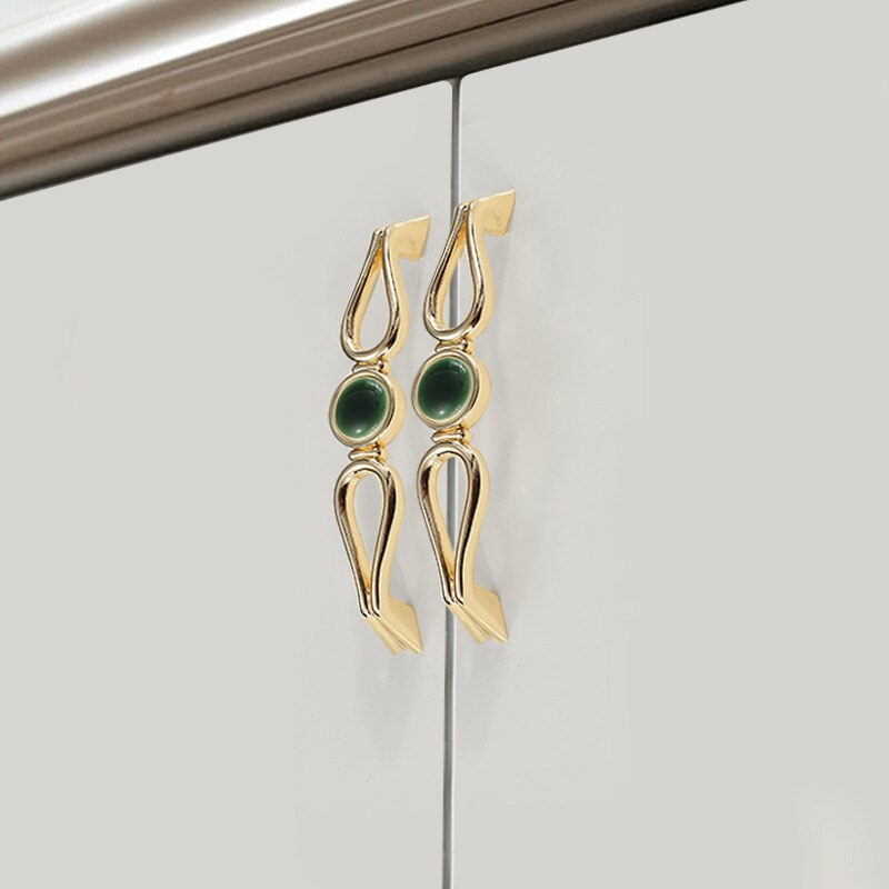 Light Luxury Modern Gold Cabinet Handles Knobs Drawer Pulls Kitchen Door Handles Furniture Handle Cabinet Door Hardware
