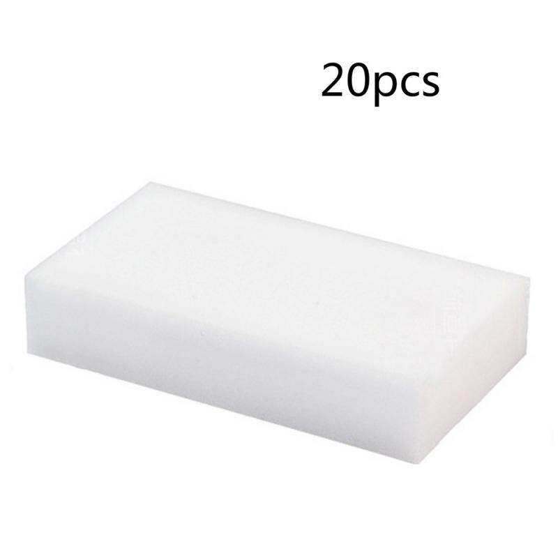 20/40pcs White Magic Sponge Cleaner Eraser Multi-functional Cleaner Melamine Sponge Kitchen Gadgets Accessories: 20pcs