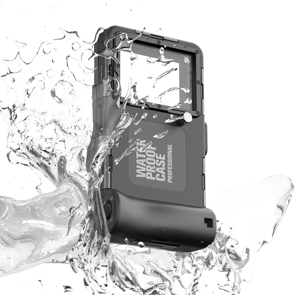 Shellbox Nieuw geüpgradede veelkleurige IP68 standaard 15M/50ft duiken/zwemmen fotografie professionele duiken waterdichte telefoonhoes
