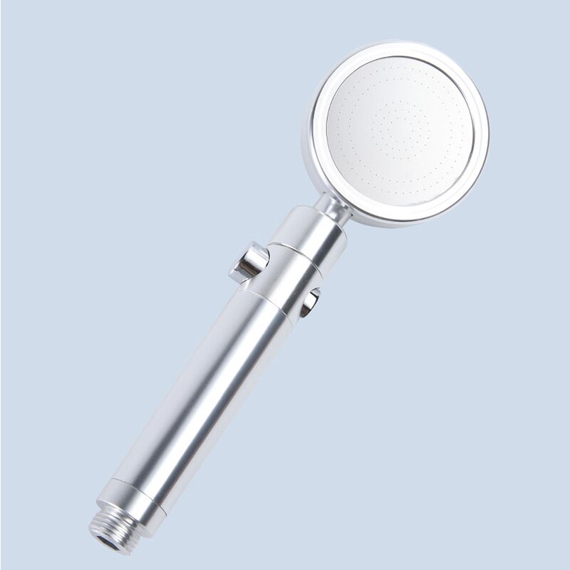 Cabezal de ducha de lluvia de alta presión para baño, boquilla manual de pulverización de aluminio con ahorro de agua de 300 orificios