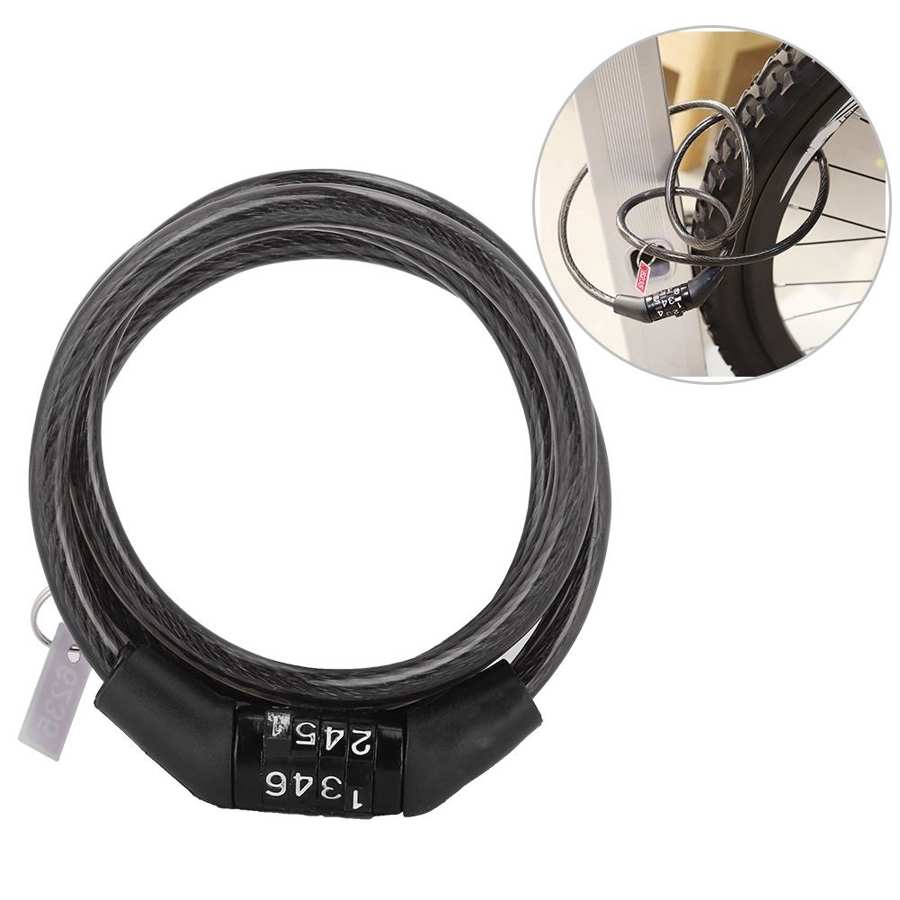 Cerradura Inteligente Anti-Diefstal Mountainbike Fiets Kettingslot Kabel Stalen Lock Veiligheid Vaste Wachtwoord Smart Lock