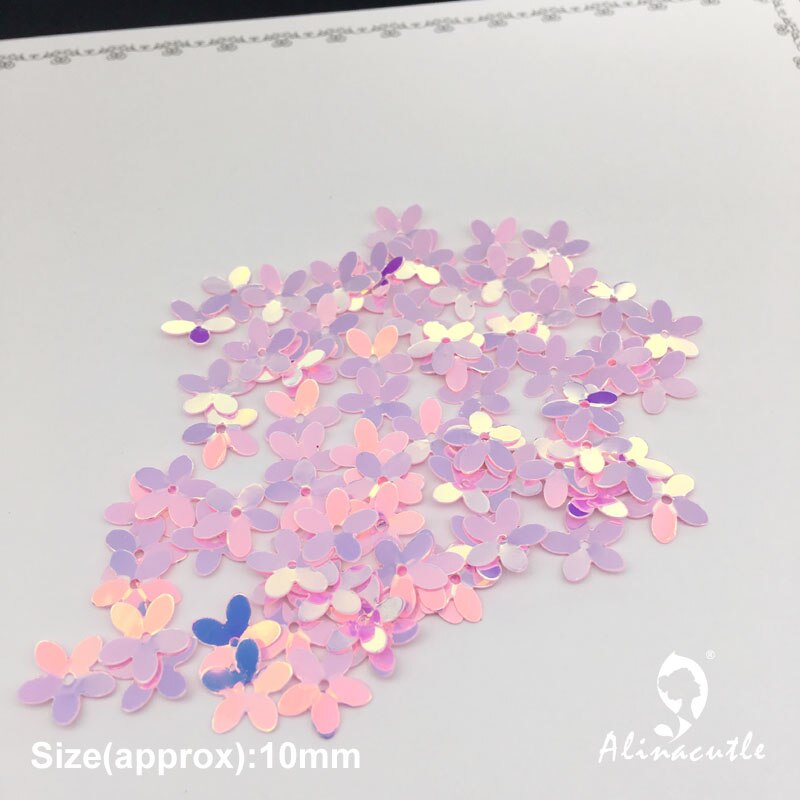 25g 10mm bloem Pailletten gouden Paillette Naaien Kledingstuk Accessoires, Kleding accessoires, DIY Pailletten scrapbooking shakes