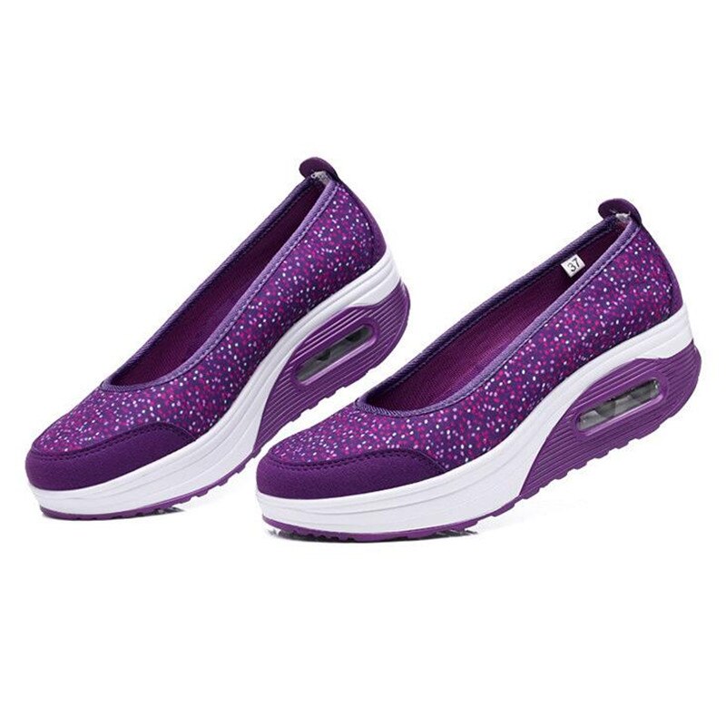 Sport Running Shoes Woman Outdoor Breathable Height Increasing Mesh Shoes Lightweight Athletic Sneaker Women Platform