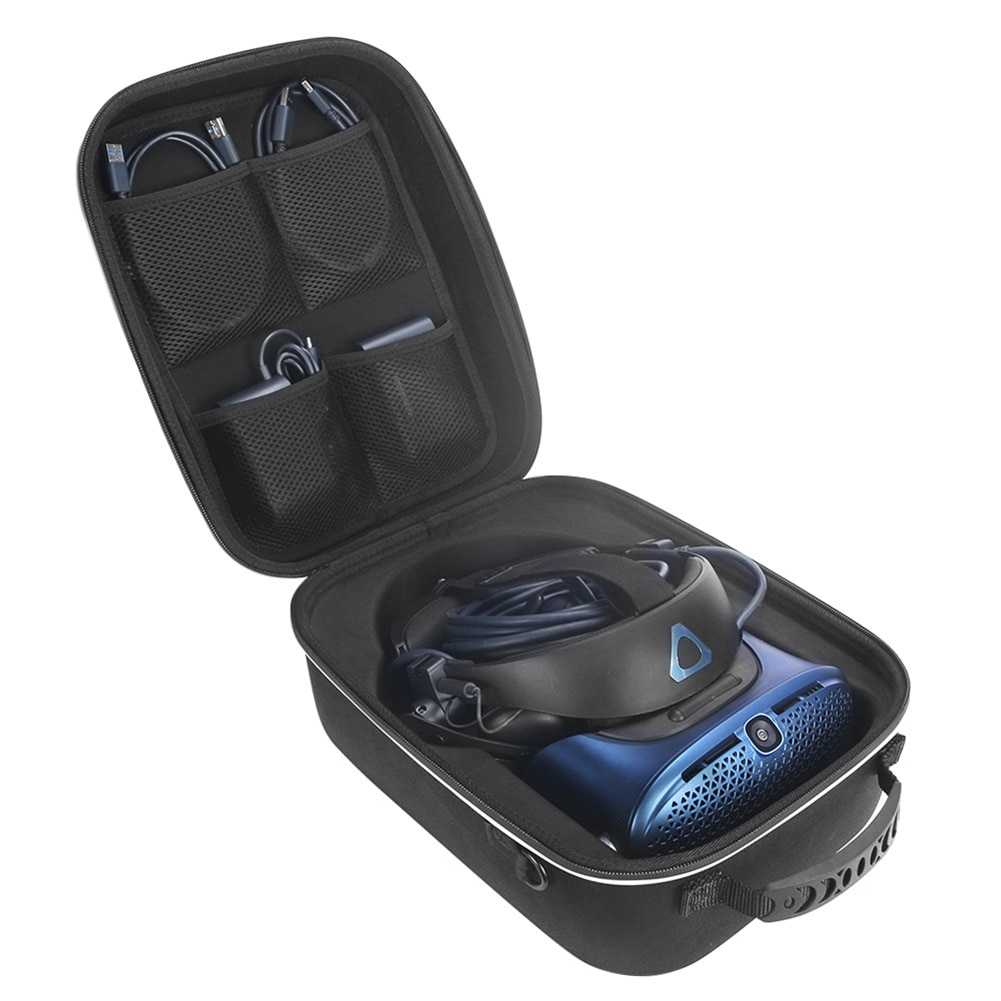 Storage Bag Portable Large Capacity Case All-around Zippered Carrying Pouch with High-grade Handle forHTC Vive Cosmos