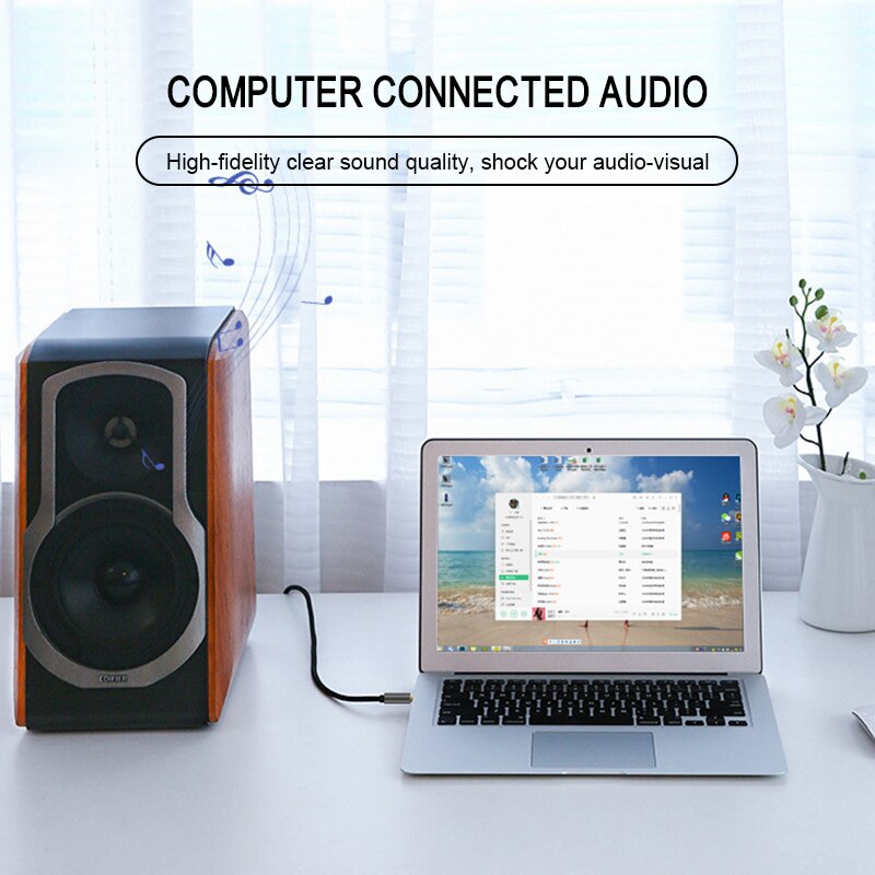 Aux Audio Line 3.5mm Jack Audio Cable Jack 3.5 Mm Public Audio Line Audio Aux Cables For Phone Computer Electronics Accessories