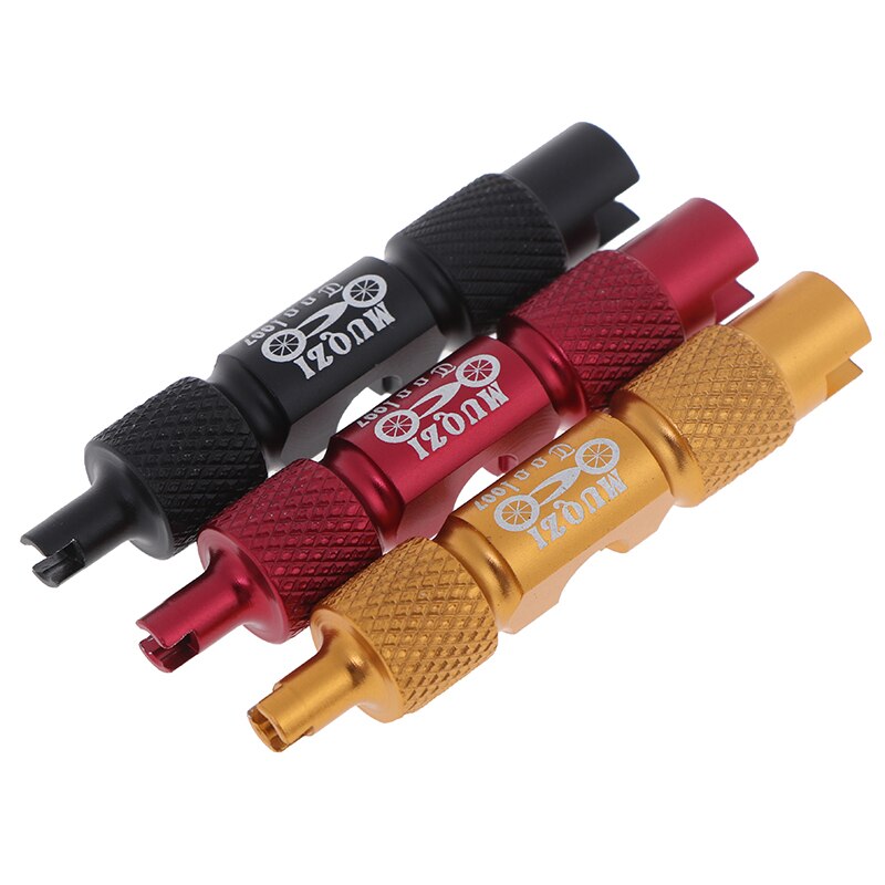 Aluminium Alloy Bicycle Double Head Wrench Valve Disassembly Tool Multifunctional Valve Removal Tool Wrench Disassembly