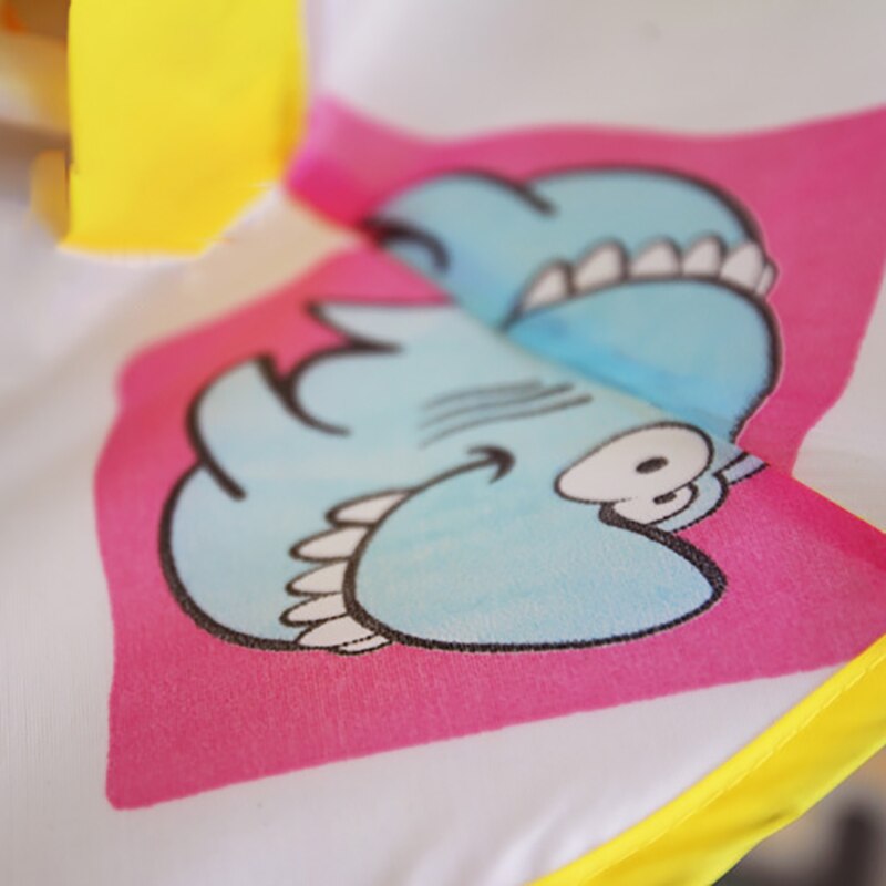Baby Shampoo Capes 60cm Cartoon Oceaan Kinderen Haar Stekken Capes Gown Salon Waterdichte Zijde Kapper Kappers Schort voor Kinderen