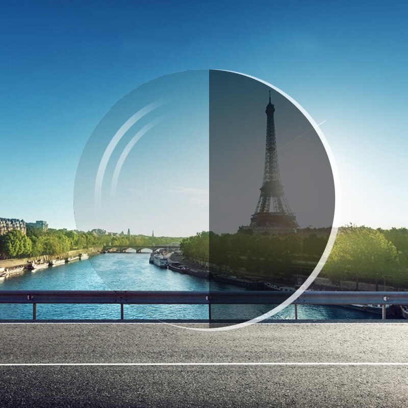 Coyee 1.57 Progressive Lens Index Prescription CR39 Aspheric Glasses Lenses UV Protect for Women Men Eyeglasses Multifocal