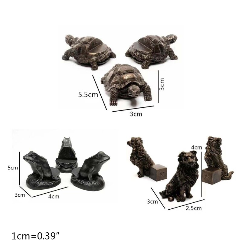 K5DC 3 pz piedi decorativi per fioriera pianta animale piedi in vaso resina ornamenti decorativi fatti a mano supporto decorativo per fioriera