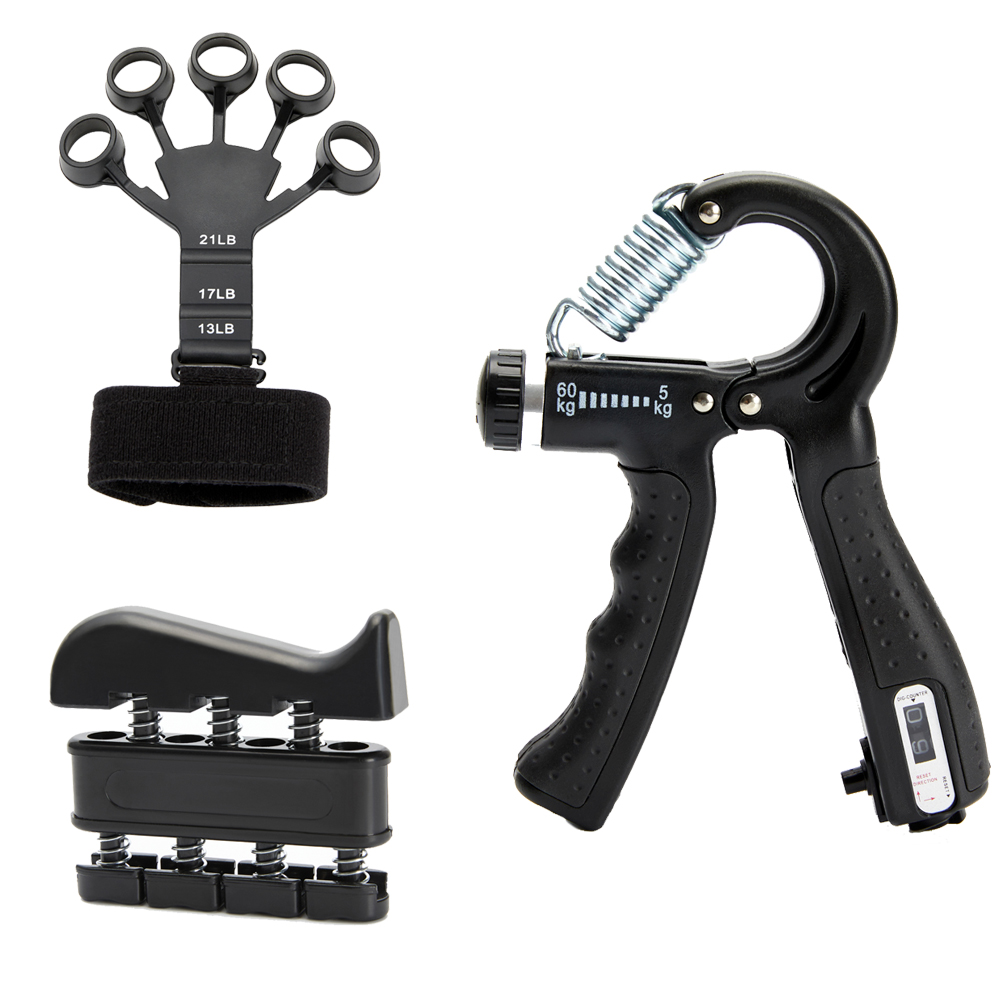 5-60Kg Einstellbare Schwere Hand Greifer Fitness Hand Trainer Griff Handgelenk Ausbildung Finger Greifer Hand Stärker Für Patienten