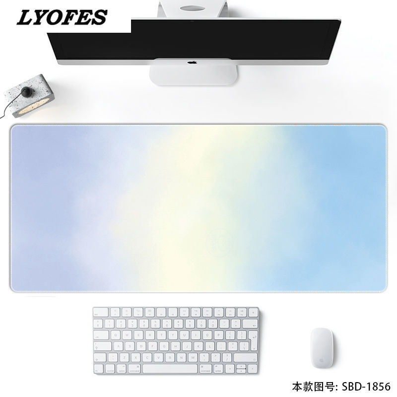 Kawaii Desk Pad Writing Desk Mats Gaming Mouse Pad Large XL 80*30cm Laptop Mouse Mat for Office Home Computer Keyboard: 800x300x3mm 12
