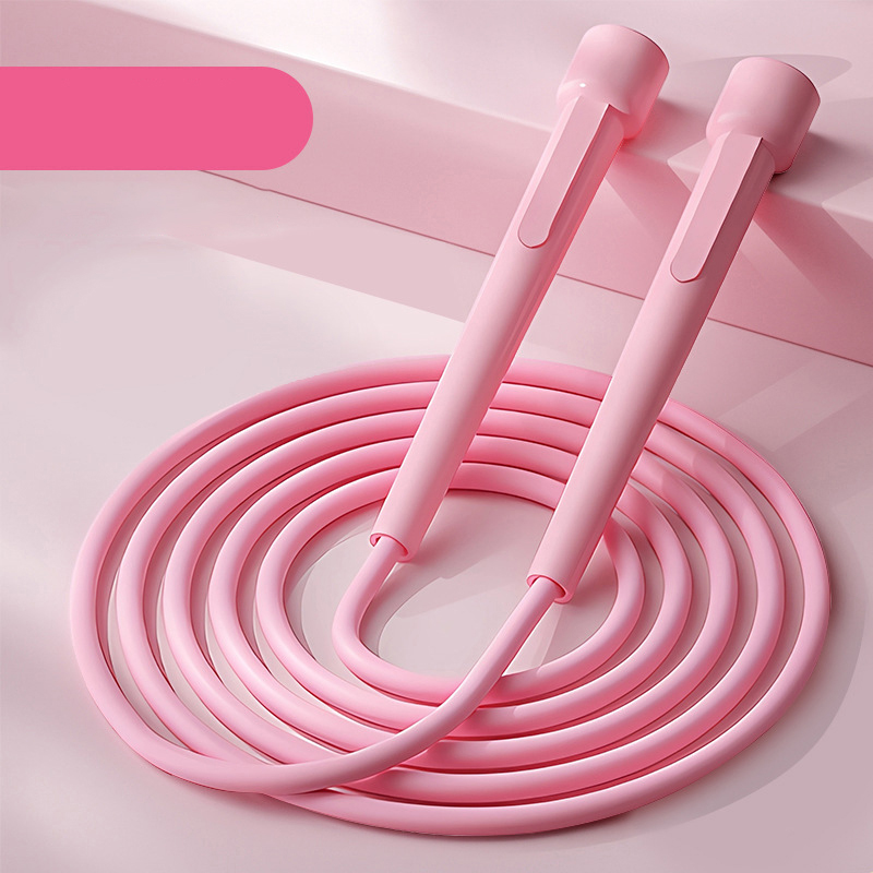 Snelheid springtouw voor mannen en vrouwen, springtouw voor volwassenen, gewichtsverlies, kindersport, draagbare fitnessapparatuur, professioneel: Rood