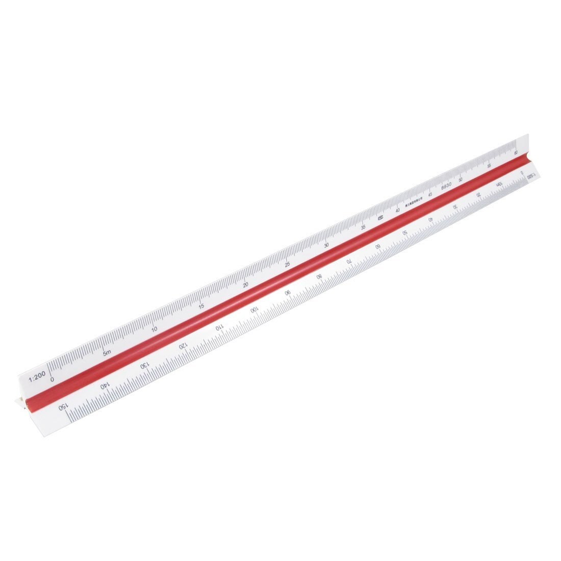 Plastic Red Yellow Green Triangular Scale Ruler 1:100 /200/250 /300 /400