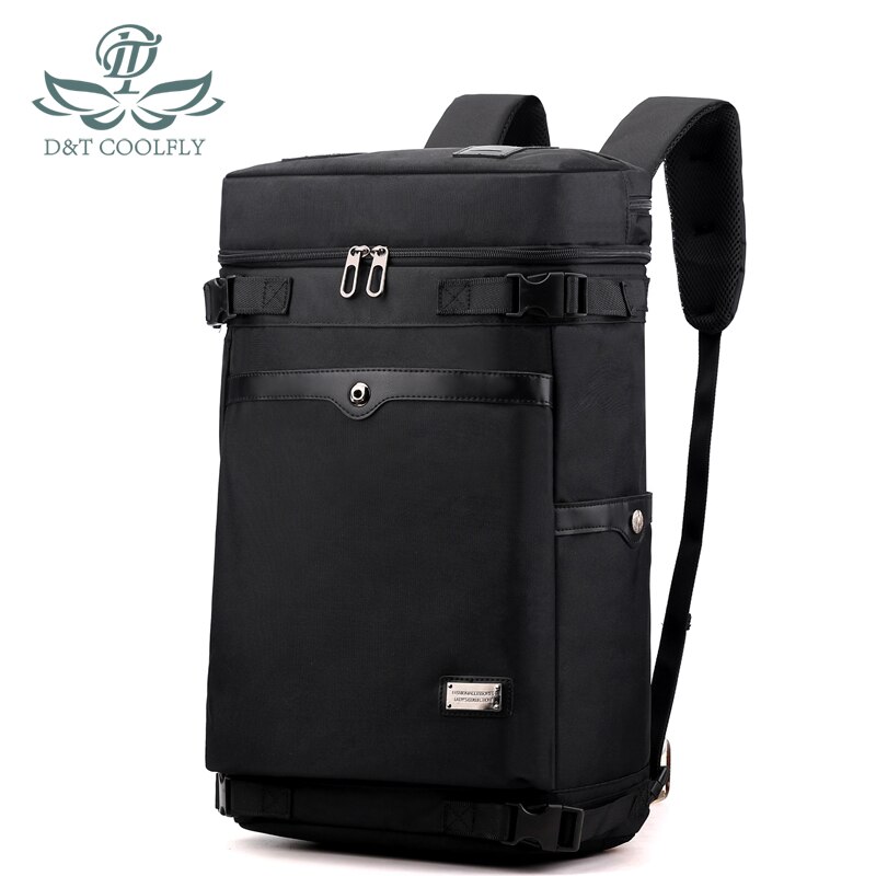 Sac à dos homme femme imperméable grande capacité divers styles noir randonnée voyage sac fermeture éclair polyester sac à dos: S1