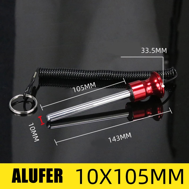 Magnetische bout Gym krachtapparatuur Gewichtsplaat Aanpassing Riemlijn Magnetische plug Pin Hoofd Fitnessapparatuur Accessoires: Lichtblauw