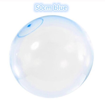 Magic Bubble Ball Blow Up Balloons Toy for Kids Adults Outdoor Funny Party Game 40CM/50CM/70CM: 50cm blue