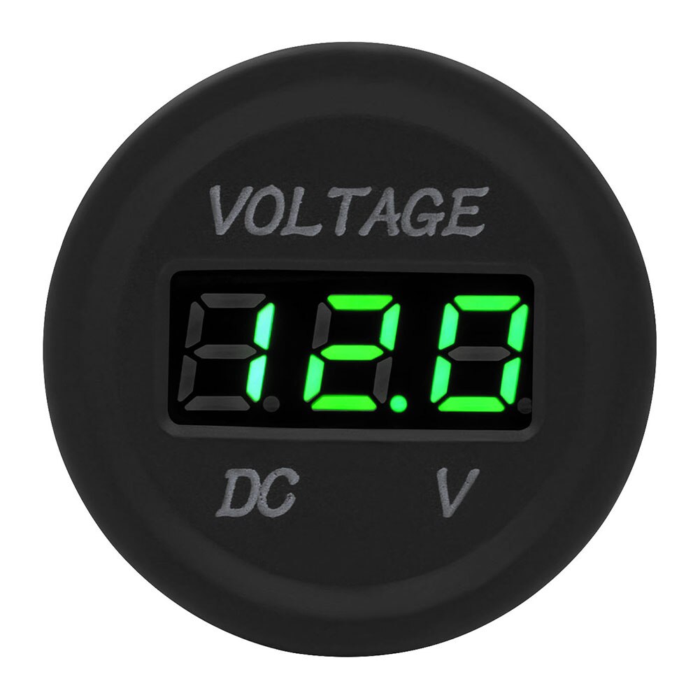 Keenso Voltmeter Voor Motorfiets 12 V Digitaal Led Display Waterdicht Accu Indicator Volt Gelijkstroommeter Auto Boot Atv Utv Camper Caravan 682857940
