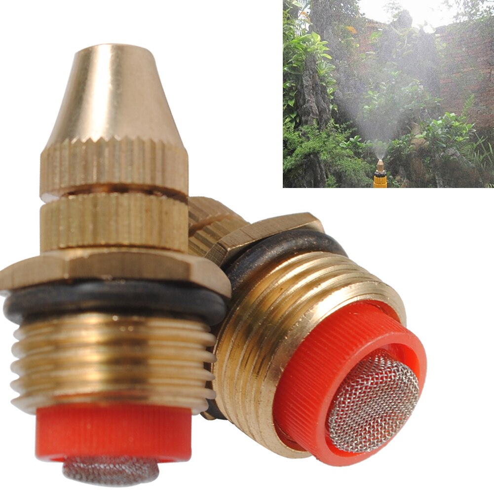 Zubehör Einstellbare Zerstäubung Garten Bewässerung Werkzeuge Fitting Sprinkler Teile Messing Rasen Spray Düse