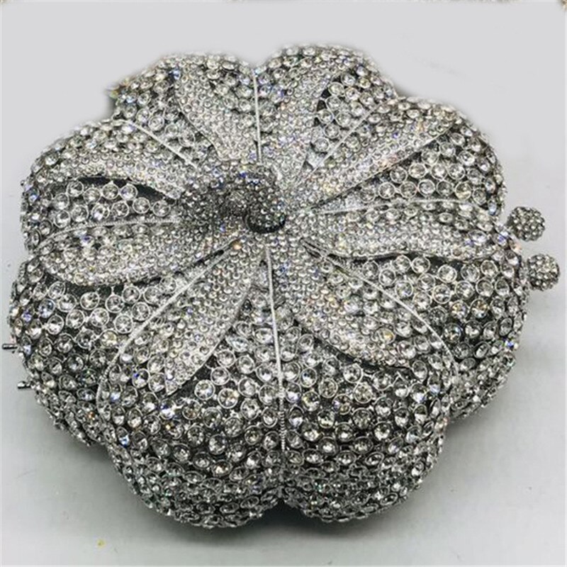 Women Accessories Beautiful Diamonds Luxury Clutches Bridal Wedding Party Purses Small Chain Shoulder Lady Handbags Purse: as pictures 6