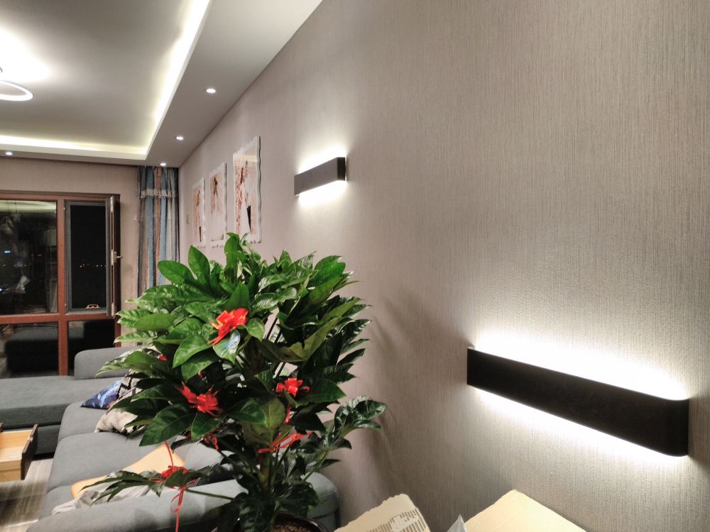 Muur Gemonteerde LED Wandlamp Indoor LED RGB Kleurrijke Verlichting Muurschildering Armatuur Achtergrond Wandlamp voor Thuis Hotel KTV Bar ZBD0001