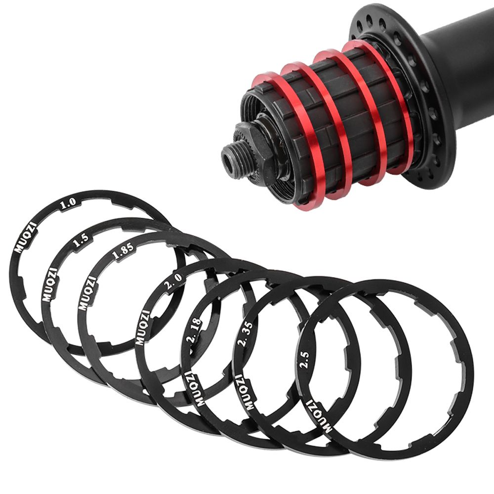 Flywheel Spacer Front Rear Hub MTB Bottom Bracket Spacers Flywheel Cassette Gasket Bike Freehub Washer Bicycle Hub Washer