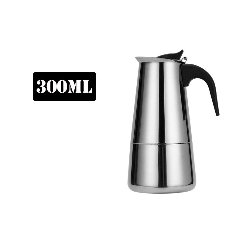 Zestaw robić kawy ze stali nierdzewnej zestaw robić mokki gejzer kawiarka ekspres robić kawy ekspres robić kawy piwowar kawa Latte narzędzia perkolator kuchenka: 300ML