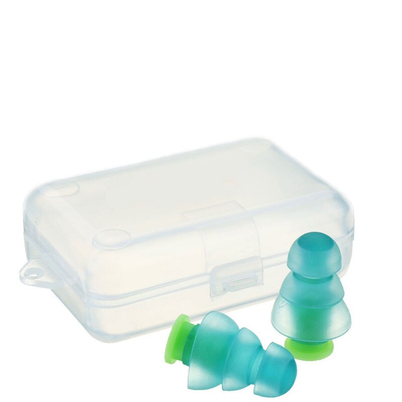 Tampões de ouvido à prova de som do silicone tapones para orelhas de redução de ruído do sono earplug espuma macia dormir tampões de ouvido anti-ruído: Silicone