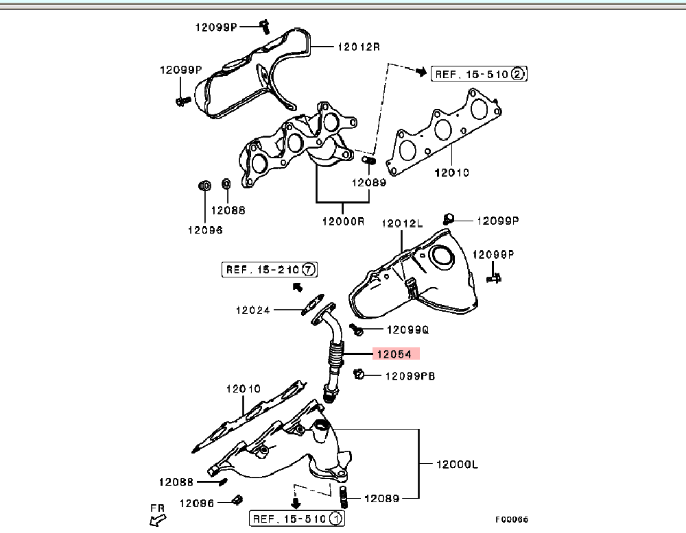 Exhaust Manifold EGR Pipe Spring throat fit for Mitsubishi Pajero Montero Sport V43 V45 V73 V75 K86W K96W 1582A188 MR299615