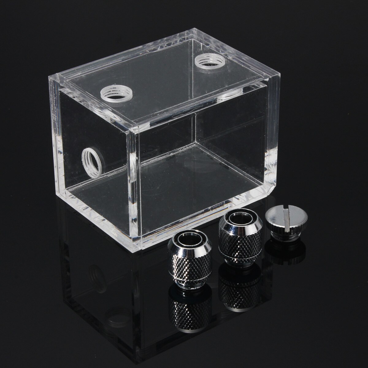 Acrylic Water Tank 220ml CPU Water Block Cooler Water Cooling Radiator for Computer PC CPU