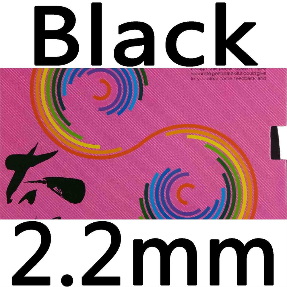 SANWEI TAIJI Tafeltennis Rubber/Ping Pong Rubber: Black