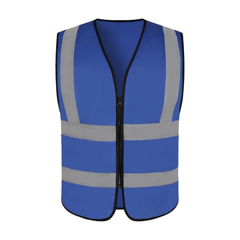 Reflecterend fietsvest ademend verkeer nacht werk beveiliging hardlopen reflecterend veiligheidsvest buiten waarschuwing reflecterend vest: D