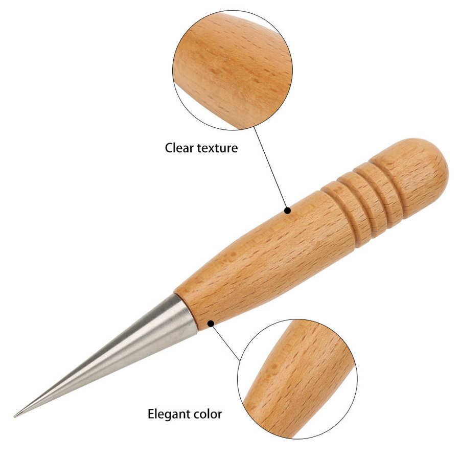 Household Office Beech Wood Handle Coffee Art Pen Grandado