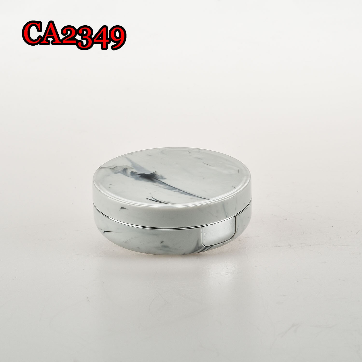 Marmor Kontaktlinsen fallen Reise Gläser Linsen Kasten Für unisex Augen Pflege Bausatz Halfter Container Unterstützung CA2349: 2349 slver