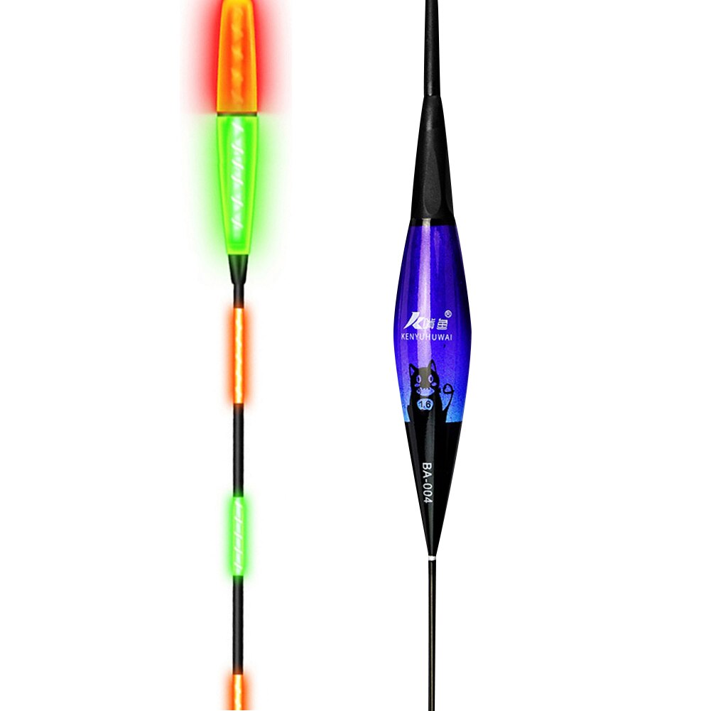 Smart Fishing Float Bite Alarm Fish Bite Bait Gravity Sensor LED Light Color Change Automatic Night Electronic Changing Buoy: BA004