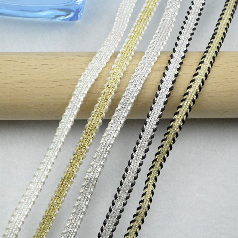 5 m/16,4 Fuß Profi Packung, 5 mm breit, Vorhang, Tausendfüßler, Spitze, gebogener Wellenbesatz, handgefertigt, DIY-Handwerk, Nähbesatz, Bänder, BH-Vorhang-Dekoration