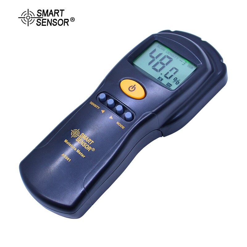 Smart Sensor Digital hygrometer Moisture Meter for wood /cardboard Lumber Humidity Tester Fast & Precise Microwave Measurement