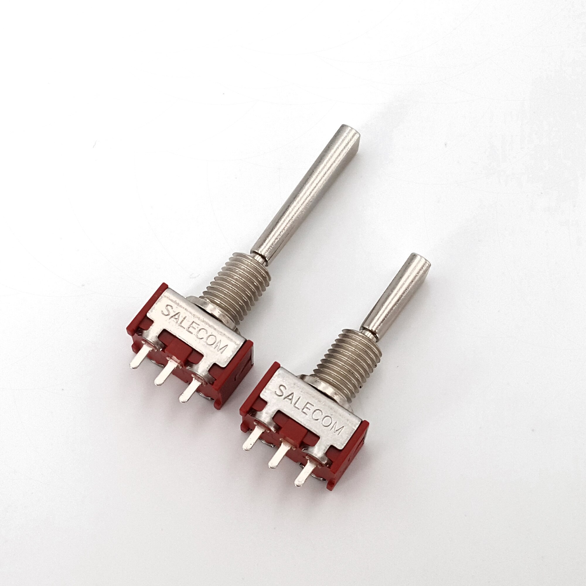SH T70-T Series Flat Handle 3Pin SPDT Straight PCB Mount Mini Toggle Switch For Remote Control
