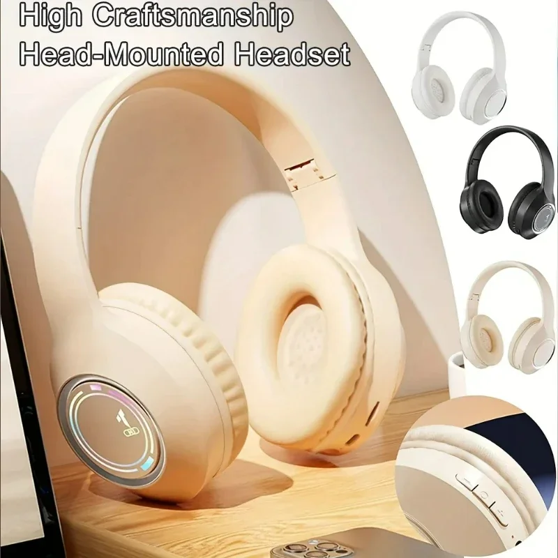 5.2 Cool M3 Zestaw słuchawkowy Bluetooth Składana świecąca karta Wkładka Dźwięk stereo Długa żywotność baterii Esports Niskie opóźnienie