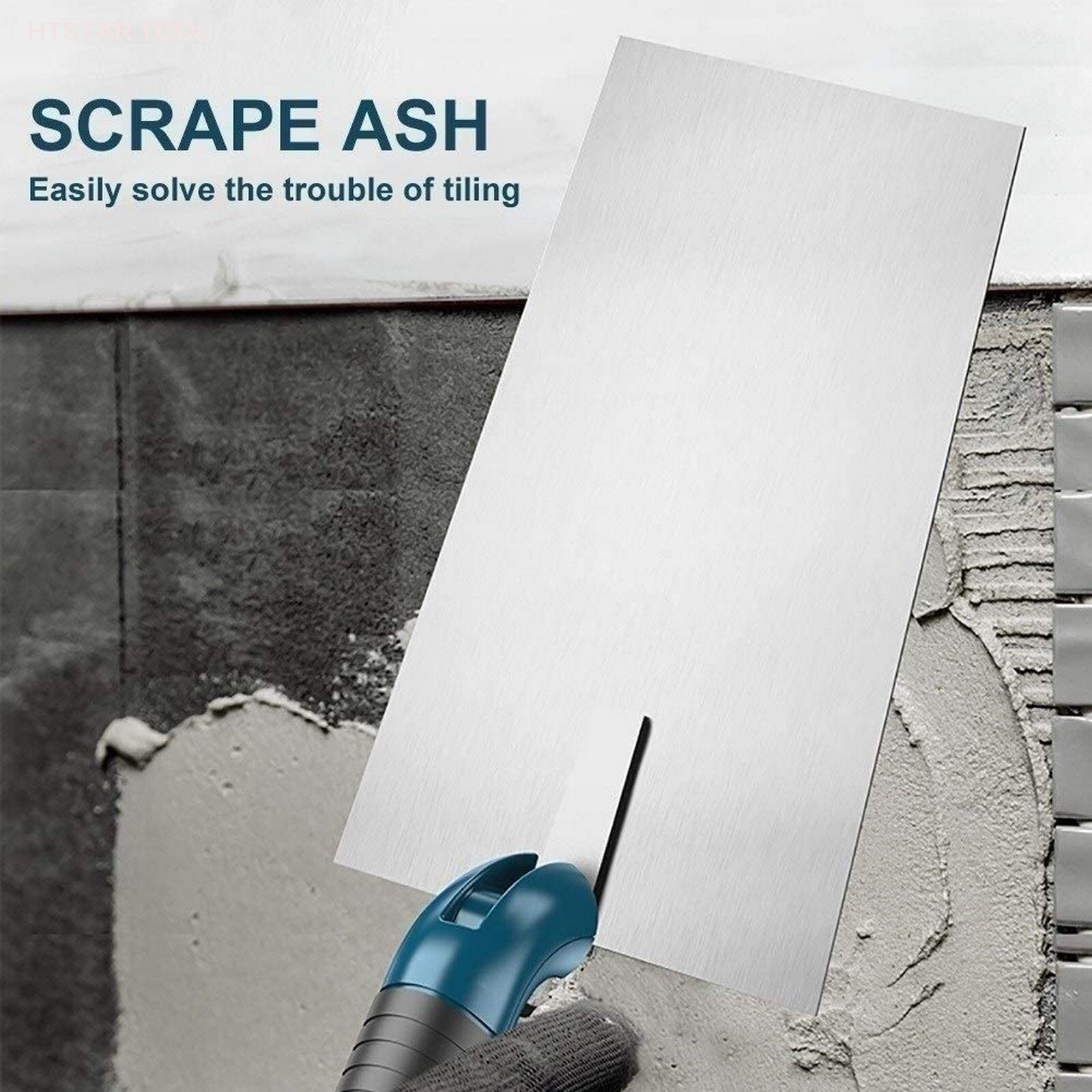 700 mah gipsspartel trådløs gips med rustfrit stål vinger flisegulve fugemørtel flisebelægningsværktøj betonskrabningsværktøj