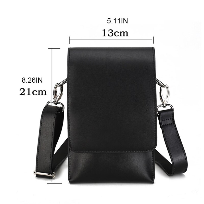 Barber Shop Scissors Bag with Shoulder Strap Portable Faux Leather Hair Comb Holder Pouch Case Waist Pack