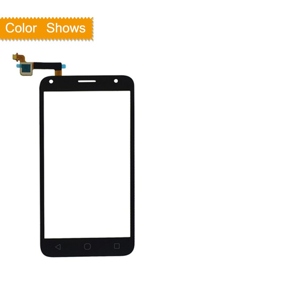 10Pcs Voor Alcatel One Touch Pixi 4 5.0 OT 5010 5010D 5010E 5010G 5010X OT5010 Touch Screen Panel sensor Digitizer Touchscreen: Black