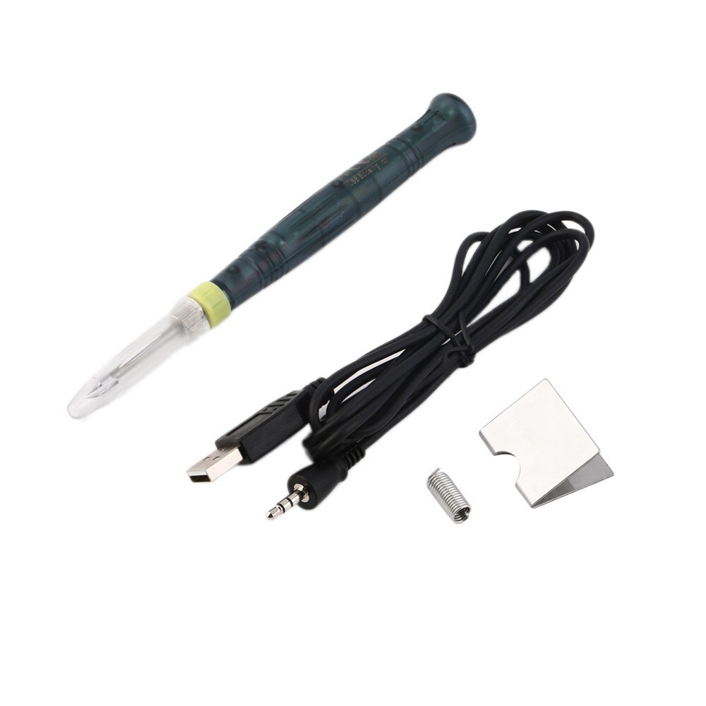 Mini Portable USB 5V 8W Electric Powered Soldering Iron Pen/Tip Touch Switch Adjustable Electric Soldering Iron Tools