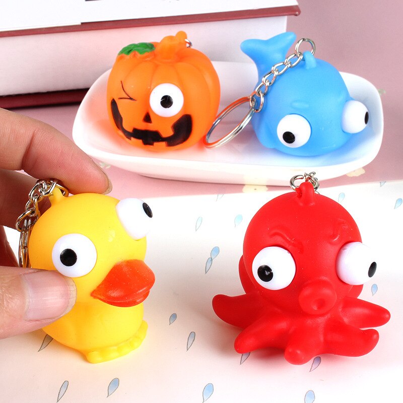 1Pcs Pompoen Squeeze Speelgoed Squishy Leuke Antistress Squeeze Mochi Stijgende Afreageren Sticky Stress Grappige Speelgoed