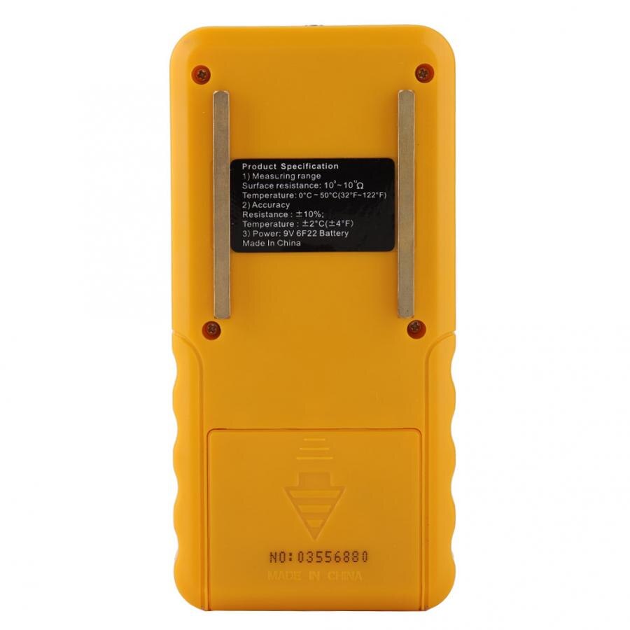 SMART SENSOR AS982 LCD Display Surface Resistance Meter Handheld Earth Resistance Tester
