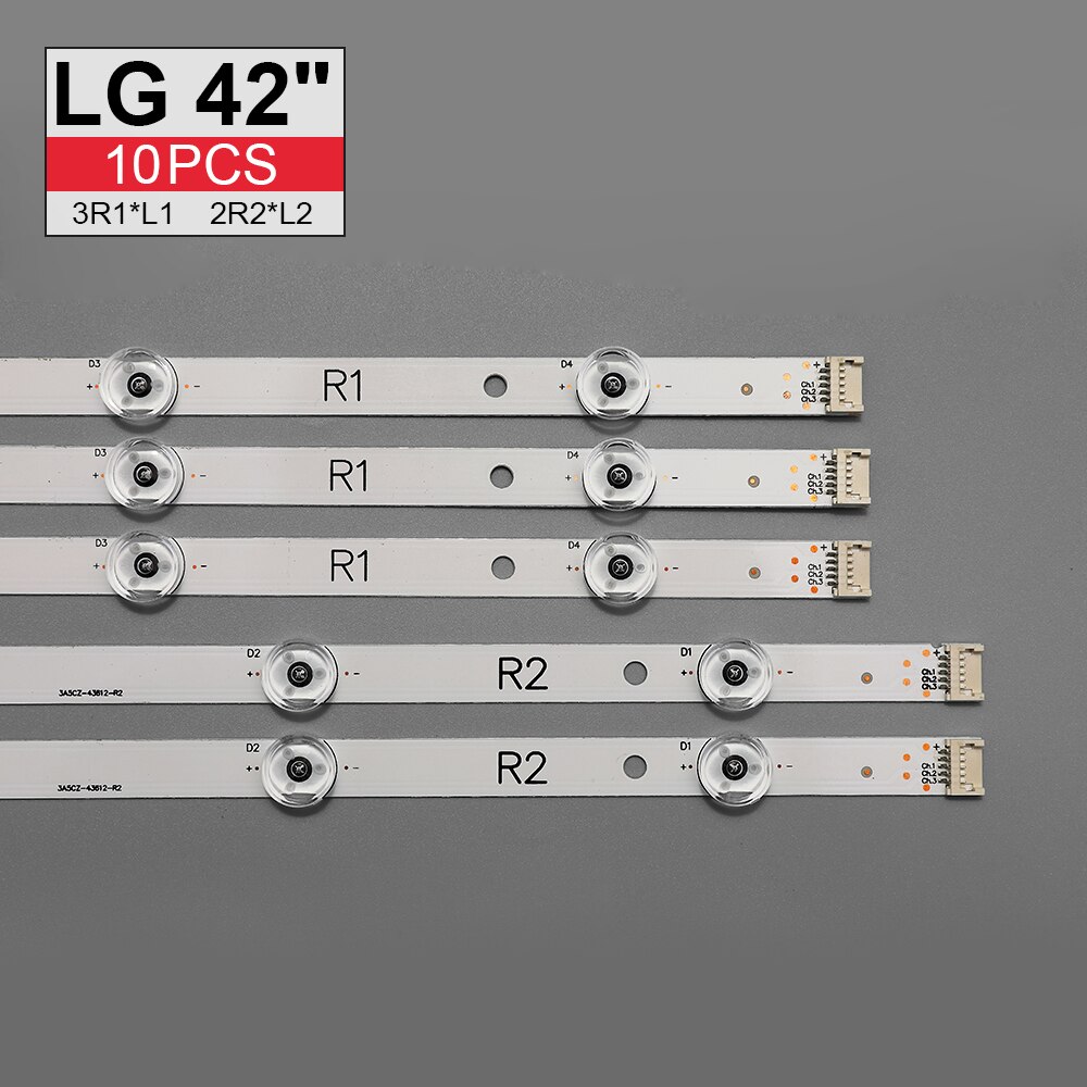 Led Strip Voor Lg 42 ''Tv 6916L-1683B 6916L-1685B 6916L-1682A 6916L-1684A 42LB700V 42LB671V 42LB720V 42LB730V 42LB690V