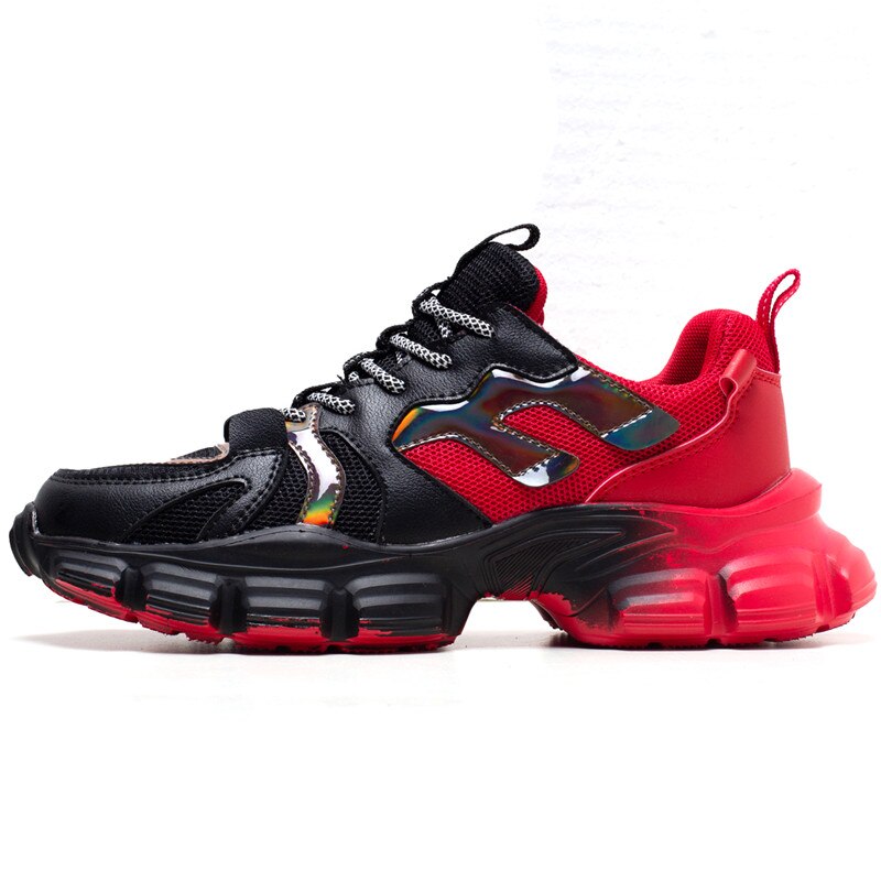 Koreaanse stijl trendy sportschoenen, sportschoenen, comfortabel en schokabsorberend: Rood / 10